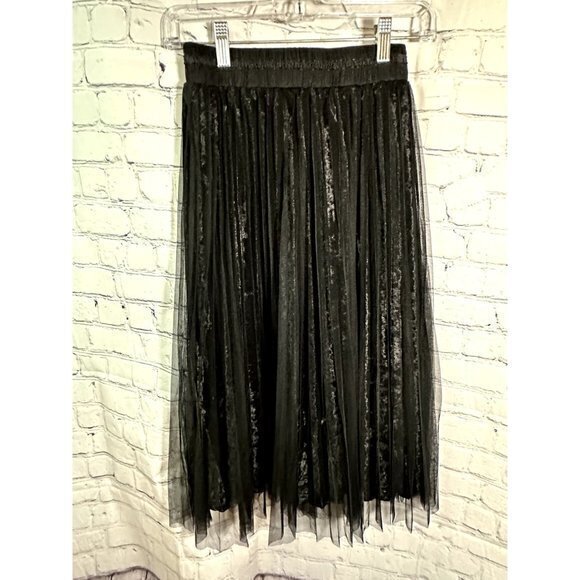 FRESH SAMPLE LADIES VELVET BREEZE SKIRT - LAYERED VELBET AND TOULE (S) NEW WITH - Picture 5 of 5